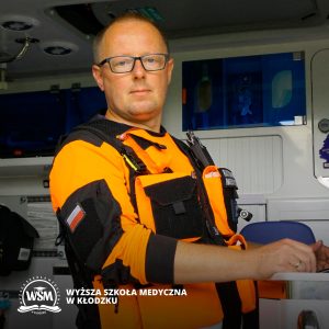 Dominik Kurzeja, koordynator kierunku Ratownictwo Medyczne
